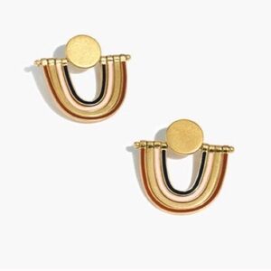 Madewell Rainbow Earrings Boho Coastalchic pride minamilst clean girl cottage